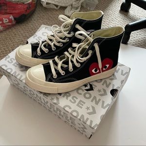 Converse Play Comme des Garcons size 8